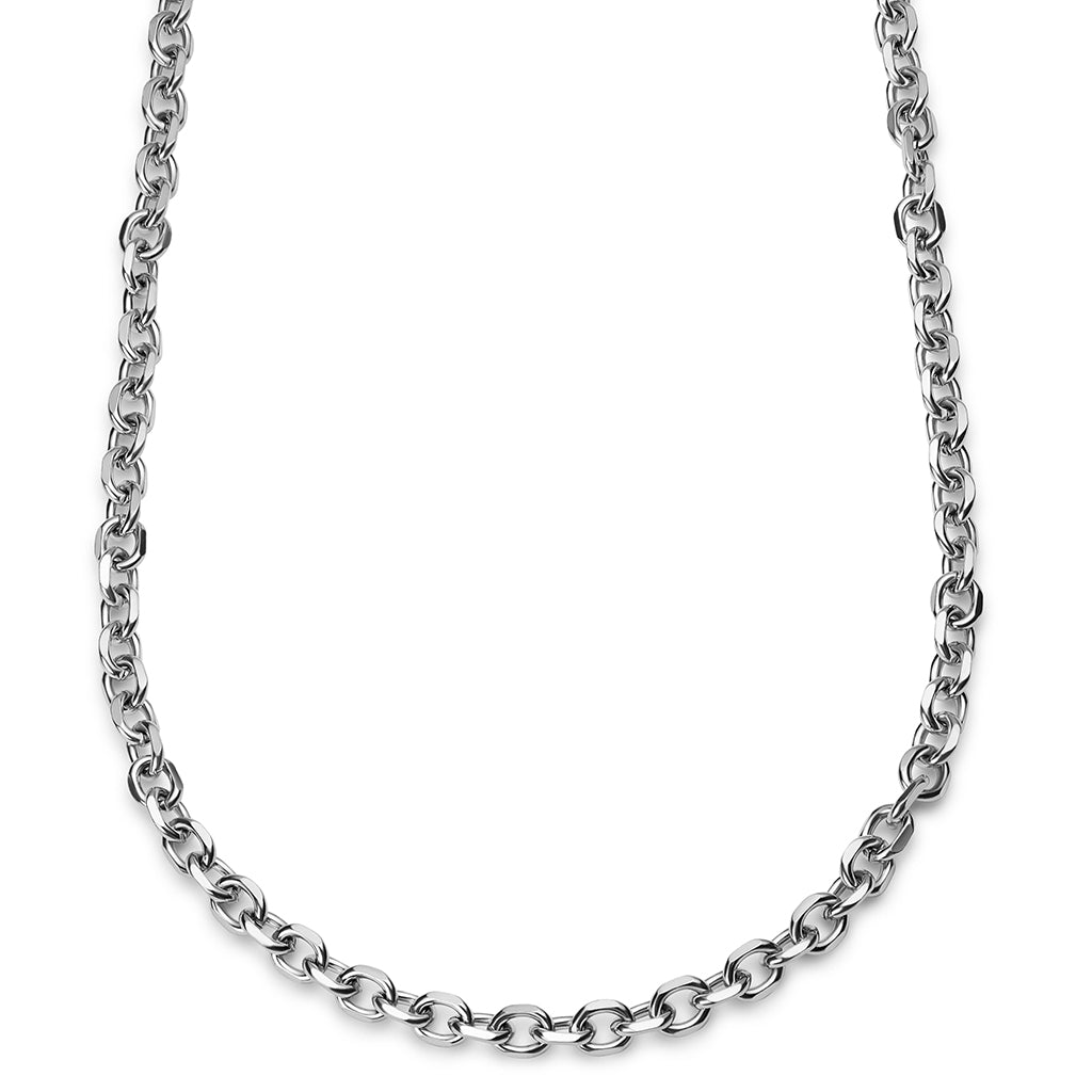 Silverfärgad ankarkedja av kirurgiskt stål