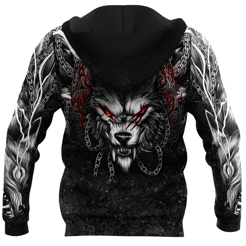 Svart vargtröja för herr