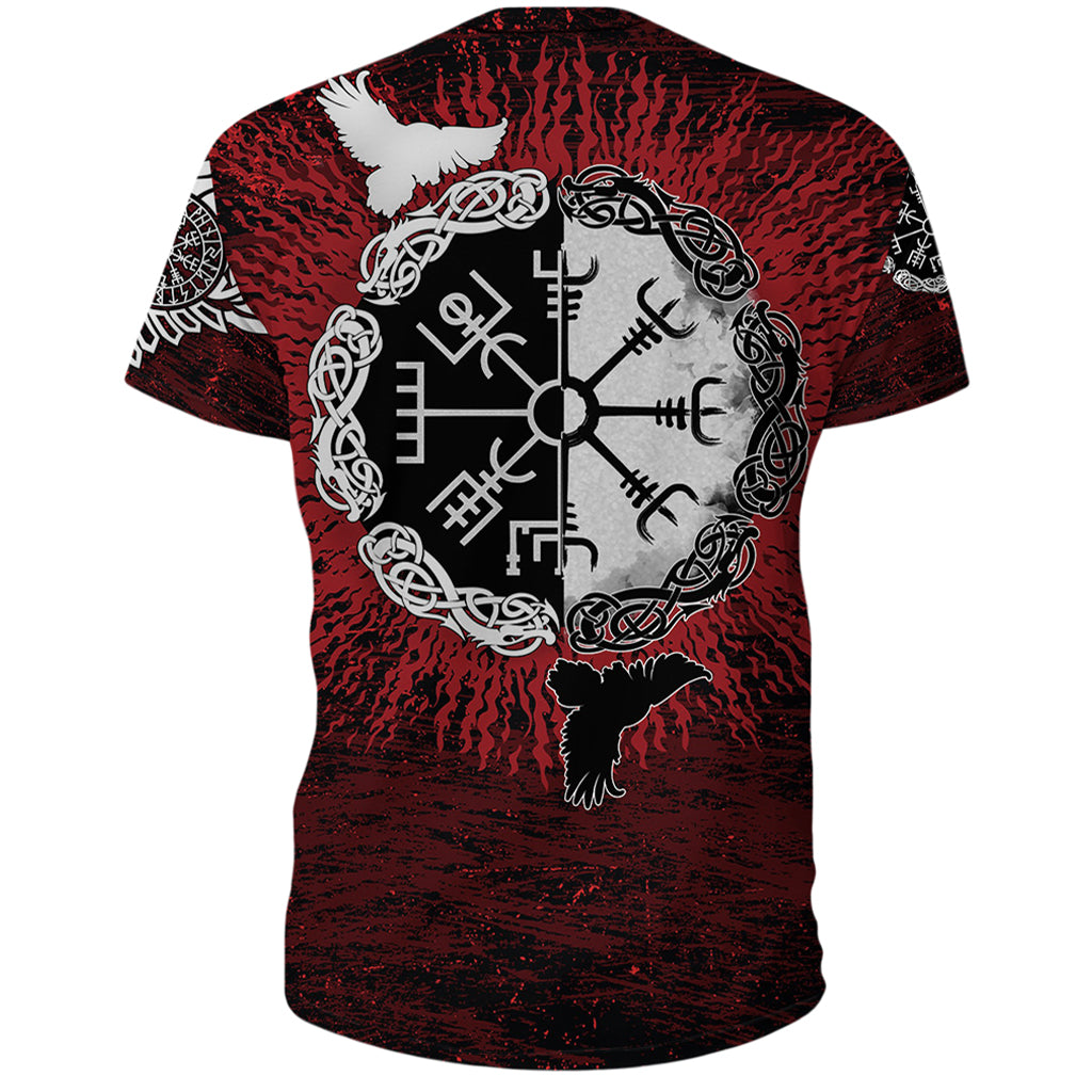 Vegvisir, Vegvisír, scandinavian forest - T-shirt female fitted main image 0