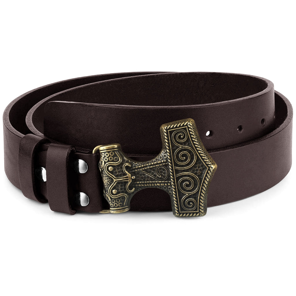 Viking bältesspänne föreställande Skånehammaren