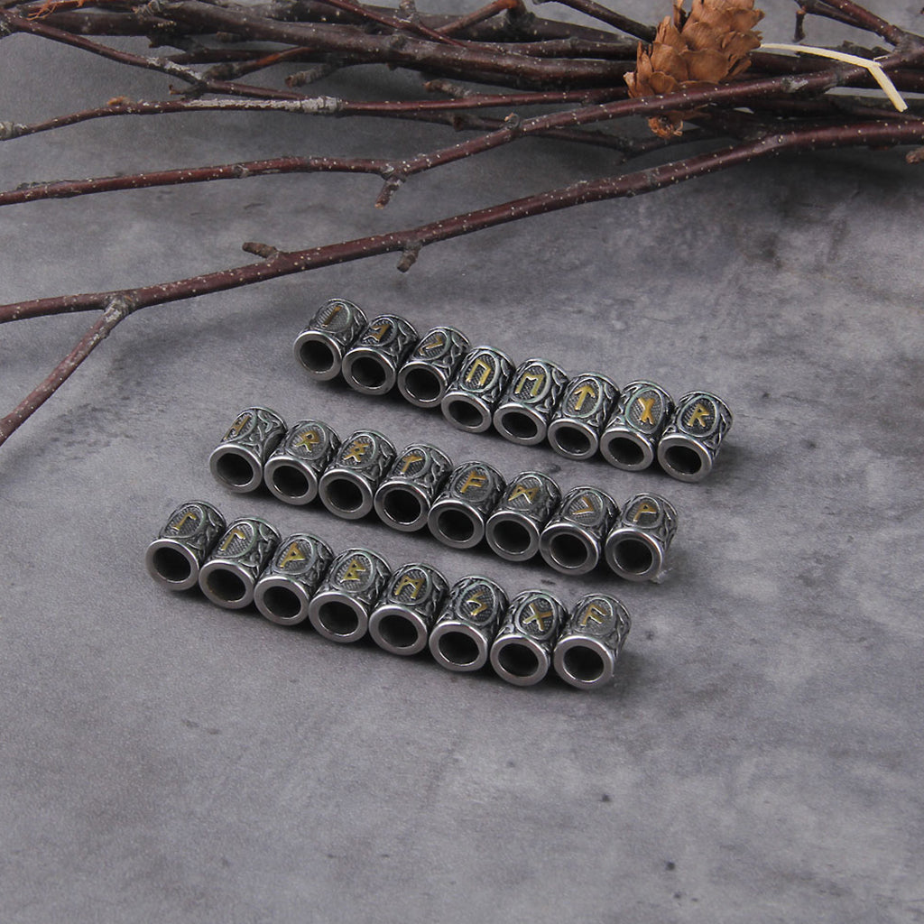 Viking smycken för skägg och hår