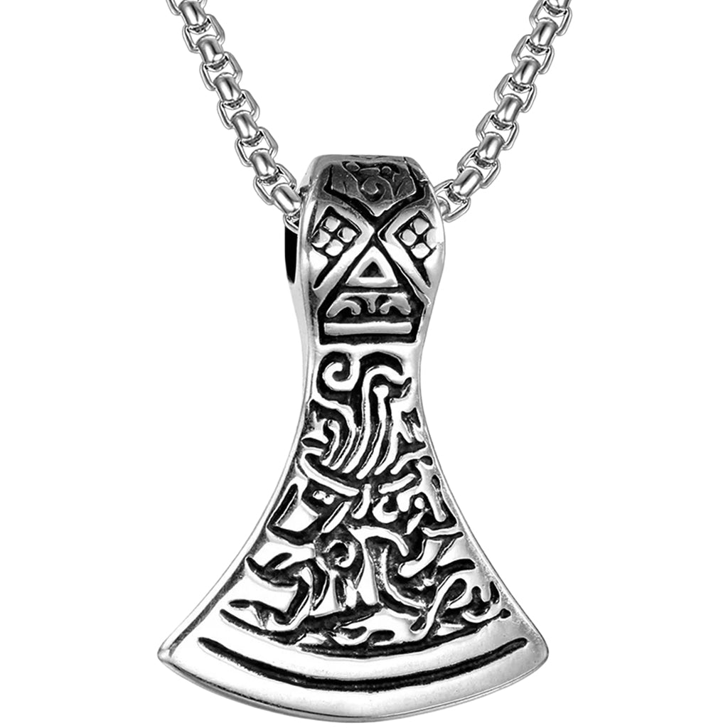 Halsband med viking yxa