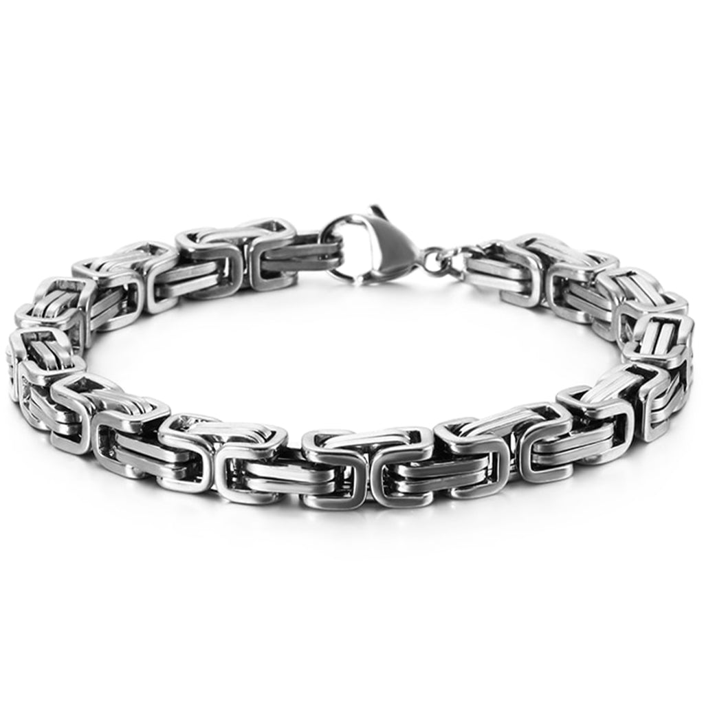 Kejsarlänk armband i stål