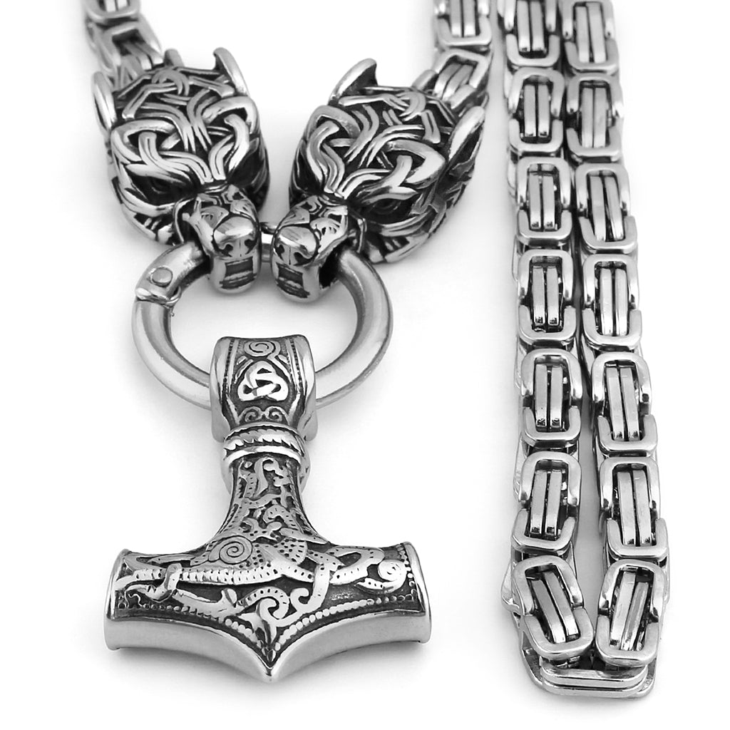 Torshammare amulett tillverkad i stål