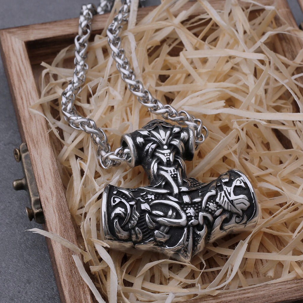 Stor torshammare i rostfritt stål