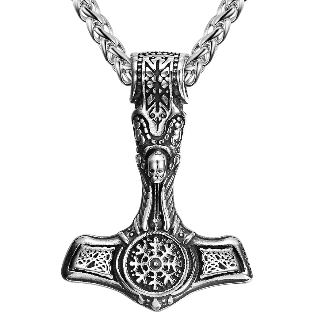 Torshammare med magisk symbol för att skrämma bort fiender