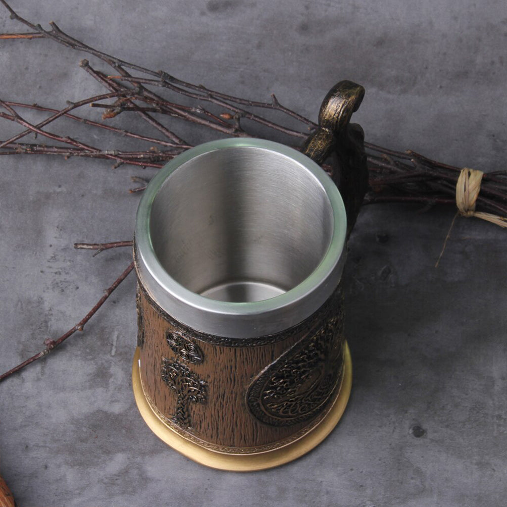 Vikingatida trämugg som rymmer 0,6 liter