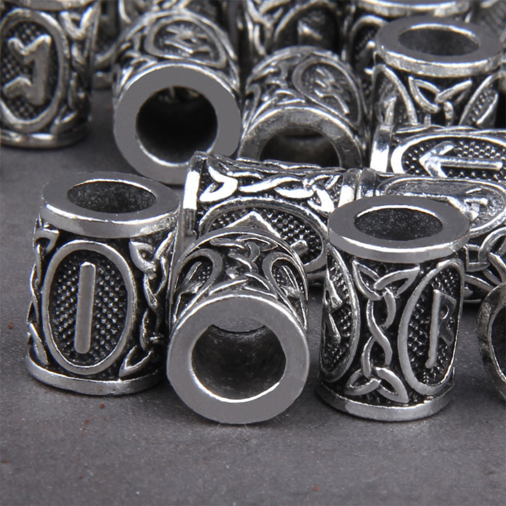 Viking hårpärlor tillverkade i 925 sterling silver