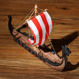 Vikingatida drakskepp prydnad