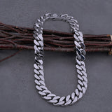 Tjock kubansk kedja (halsband) i stål