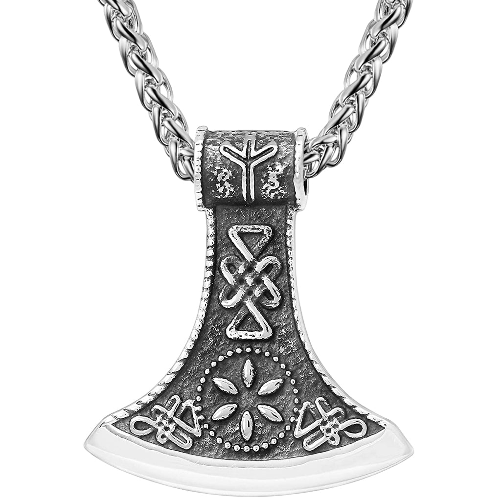 Viking halsband i silver