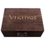 Viking låda i trä att förvara smycken i