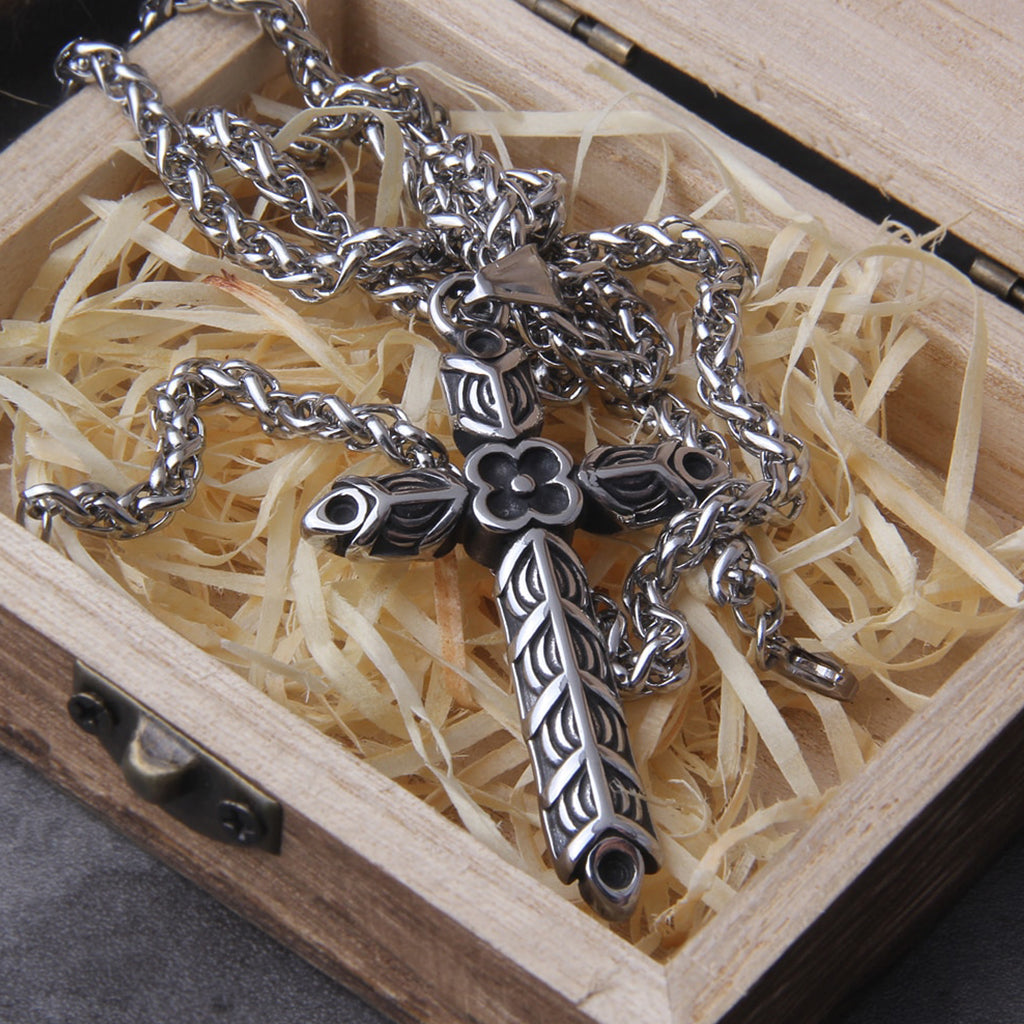 Reproduktion av kors halsbandet från TV-serien Vikings