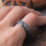Silverfärgad spinnring (adhd-ring) med roterbar del
