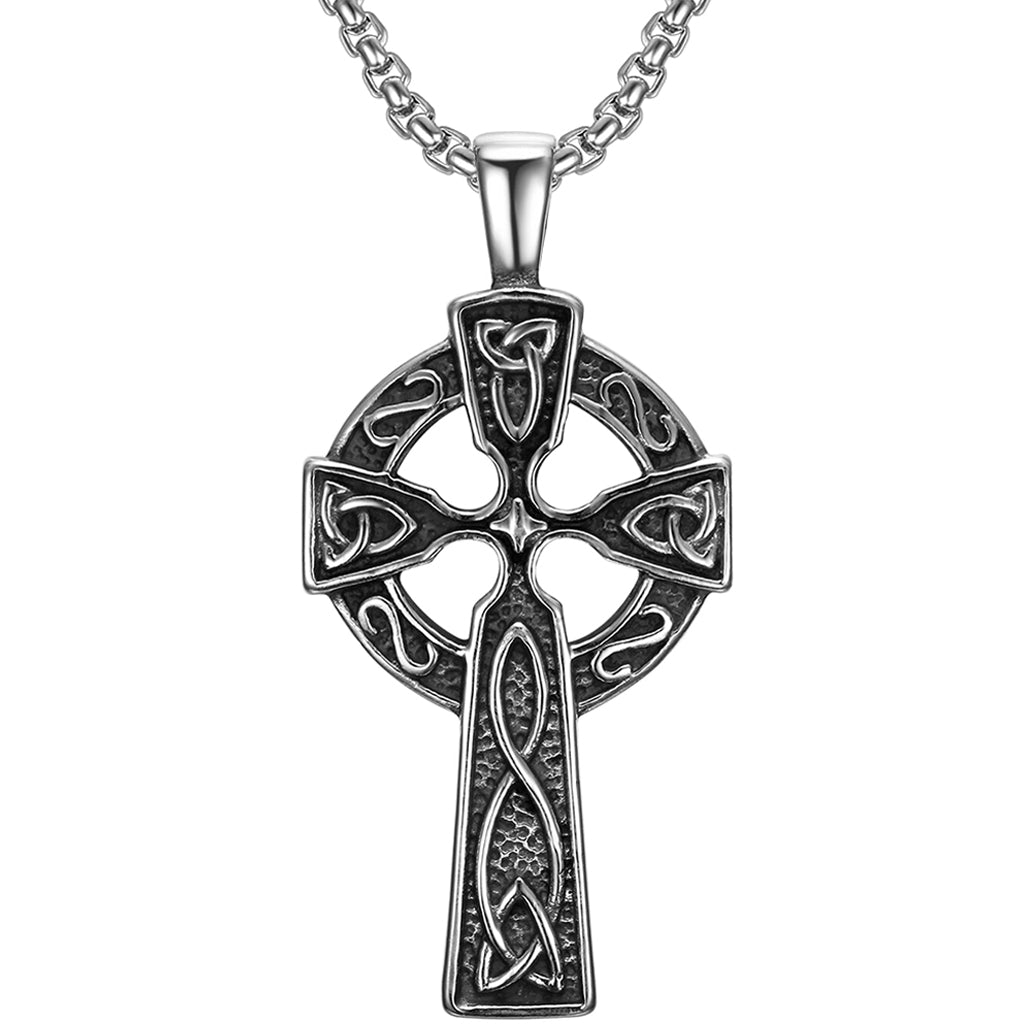 Halsband med keltiskt kors (ringkors)
