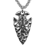 Vegvisir smycke föreställande spjutspets
