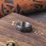 Viking fidget spinner ring för ångest och stress
