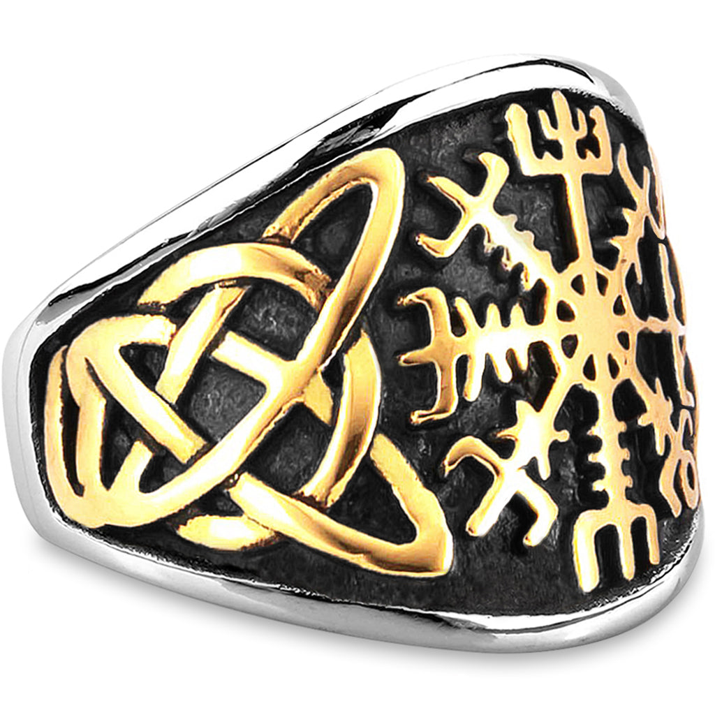 Viking ring i guld