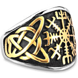 Viking ring i guld