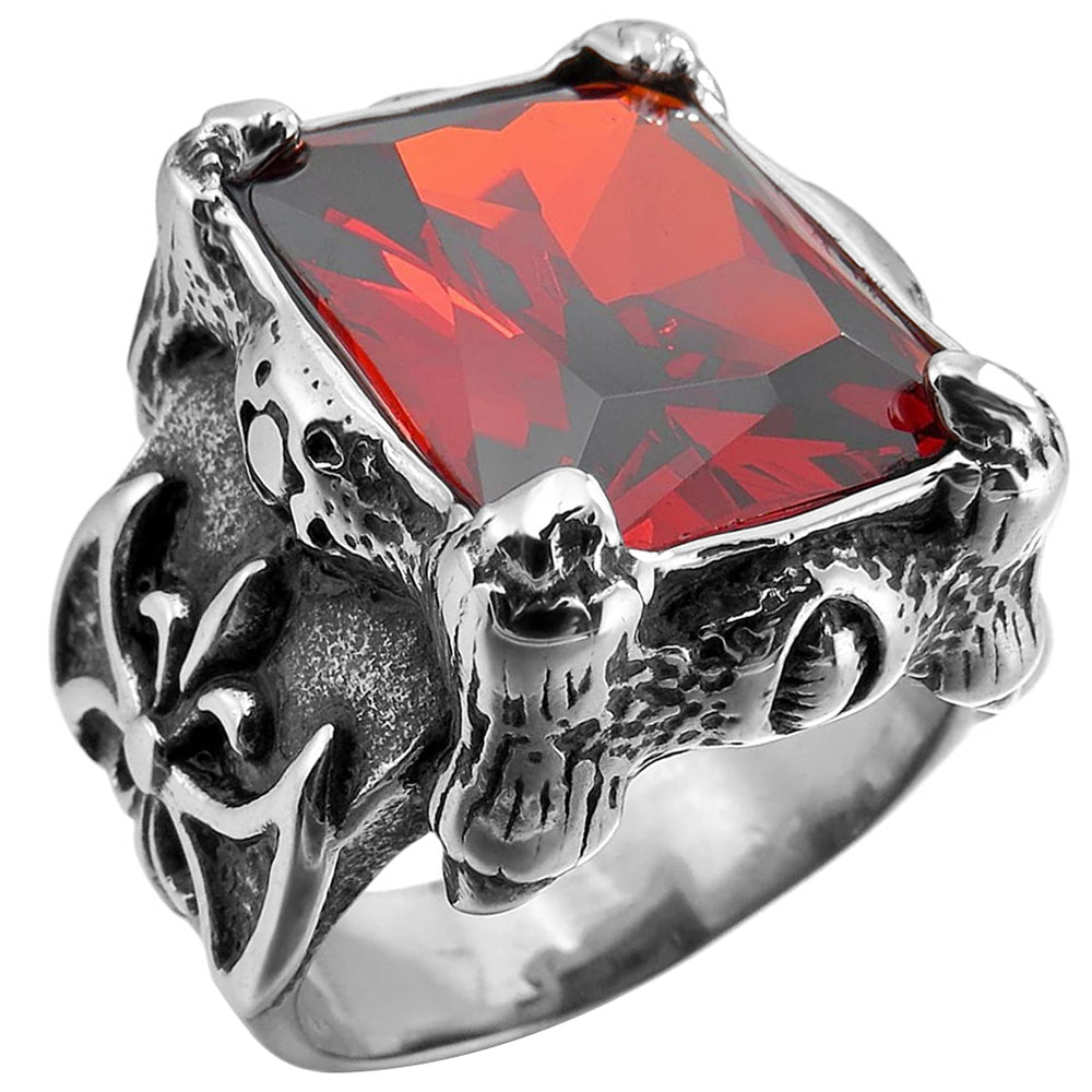 Barn Ring Röd Ring Röd Sten | Viking Cult